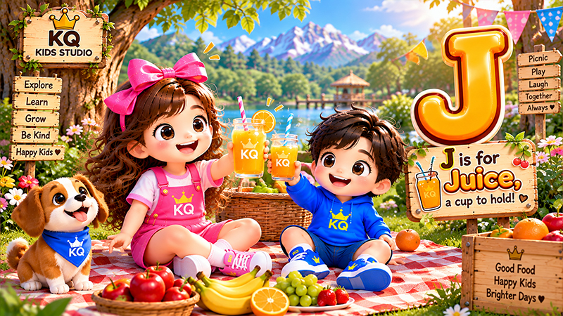 Marya and Viraksith ABC Adventure J is for Juice